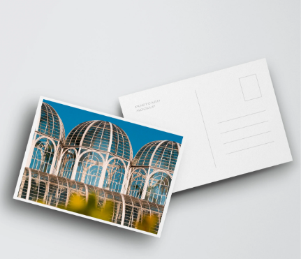 Referência visual de Cartão Postal