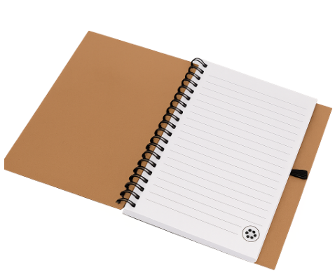 Referência visual de Caderno ecológico