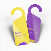 Referência visual de Aviso de porta